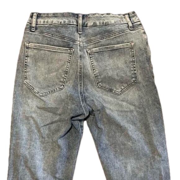 Express high rise flexx hyper stretch skinny jeans size medium light wash - Picture 5 of 11